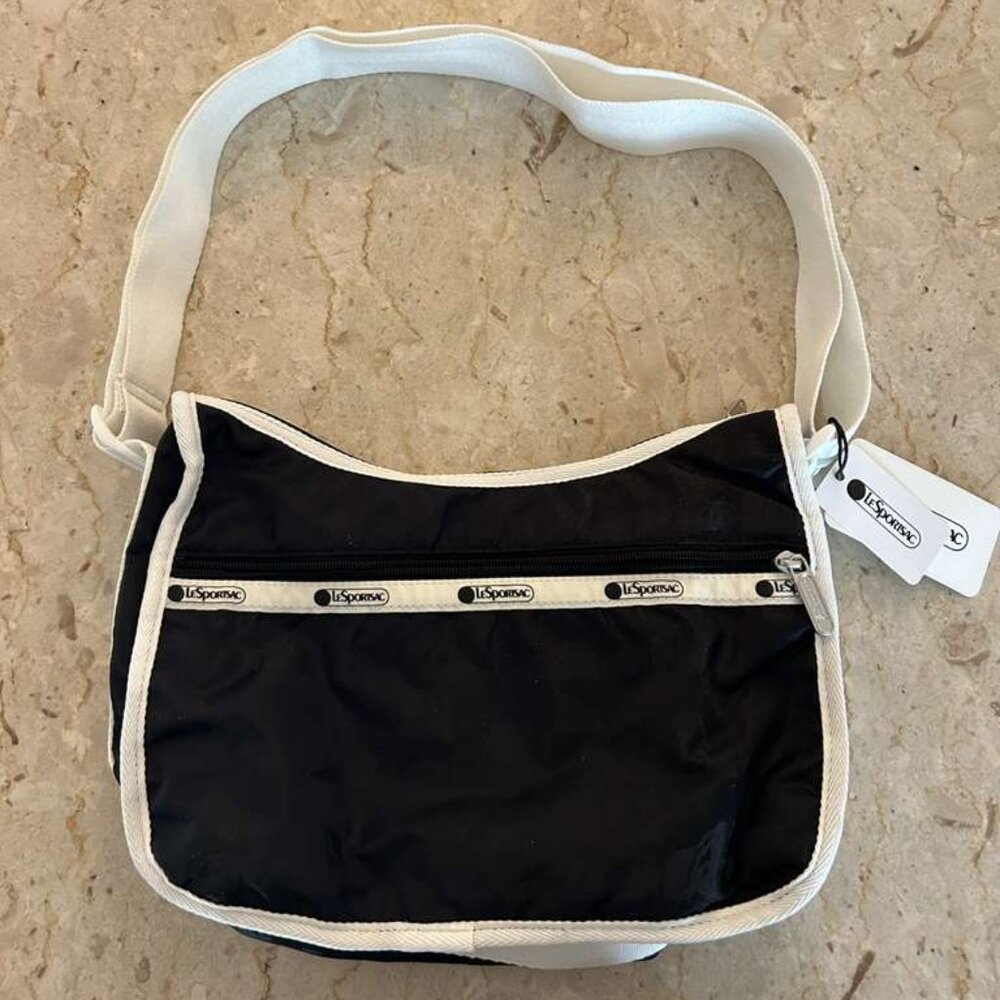 LeSportsac Classic Hobo Summit Jacquard Black